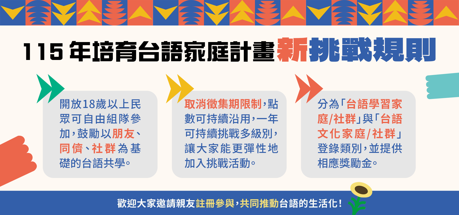 講台語、題現金考認證拿回回饋金！